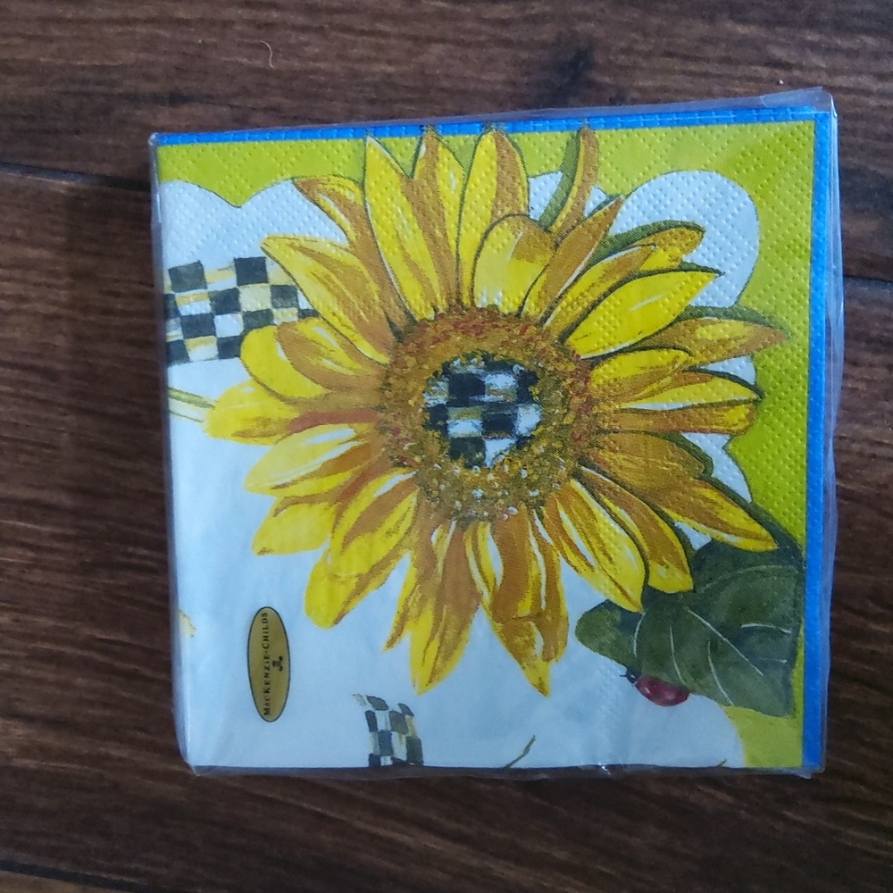 🌻MACKENZIE-CHILDS🌻Sunflower Napkins